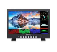 Feelworld FVM215 Monitor de Estudio de producción de Alta luminosidad de 21,5 Pulgadas y 1000 nits con LUT de Forma de Onda, Profundidad de Color de 8 bits, 4K60Hz, Entrada y Salida HDMI 3G-SDI
