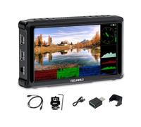 FEELWORLD FW568 PRO 6 pulgadas 1200 cd/m² Cámara DSLR Monitor de campo 4K HDMI 60 Hz, HDR 1920 x 1080 IPS Waveform 3D LUTs Video Peaking Enfoque Monitor de cámara Tipo-C ON/Salida