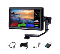 FEELWORLD FW568 V2 DSLR de 5.5 Pulgadas en cámara Monitor de Campo Pequeño Full HD 1920x1152 IPS 3D LUT Forma de Onda Ilustración Vectorial con 4K HDMI 8.4V DC Salida de Entrada
