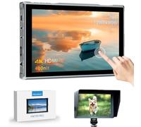 FEELWORLD FW759 Pro Touchscreen Camera Field Monitor 7 Pulgadas Peaking Video Assist, 300g, 4K HDMI 1280X800 Compatible con DSLR con parasol, soporte para DC, Tipo-C y NP-F Alimentación