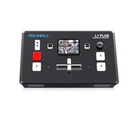 FEELWORLD L1 Plus Mezclador de Vídeo Switcher con Controlador PTZ Chroma Key 4 Entradas HDMI Formato de Salida USB3.0 Pantalla Táctil de 2 Pulgadas Producción en Tiempo Real Streaming en Directo