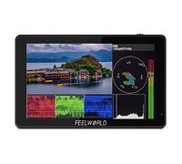 FEELWORLD LUT5 5.5 pulgadas pantalla táctil DSLR cámara campo Monitores 1920X1080 IPS Panel 3000nit 4K HDMI entrada salida