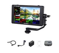 Feelworld LUT6 6 Pulgadas 2600nits HDR / 3D LUT Pantalla táctil Cámara DSLR Monitor de Campo con Forma de Onda Histograma VectorScope Entrada HDMI 4K Salida 1920X1080 Panel IPS con batería F750