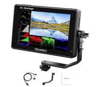 Feelworld LUT7 7 Pulgadas 1920 x 1200 IPS 4K Pantalla táctil 2200nit Ultra Bright DSLR Cámara de Campo Soporte HDMI Salida DC, 3D, Forma de Onda, Sensor de luz
