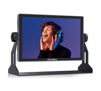 Feelworld S10 Monitor DSLR de Campo para cámara de 10,1 Pulgadas con 12G-SDI, 1200 nits, Aluminio, Pantalla táctil, Forma de Onda, HDR, 3D LUT out para cineastas y fotógrafos