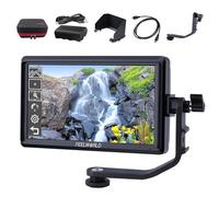 FEELWORLD S55 V3 + batería + funda de transporte Monitor de campo de cámara de 6 pulgadas FHD 1920 x 1080 IPS LUT Video Peak Focus Assist con salida de entrada 4K HDMI 8.4V DC
