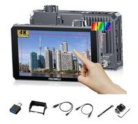 Feelworld SC6 - Monitor de campo con cámara de 6 pulgadas, pantalla táctil, 3D LUT,1500nits,HDR,3G-SDI 4K HDMI DSLR Video Camera Monitor 1920x1080 Focus Peaking Histograma