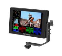 FEELWORLD SH7 7 Pulgadas DSLR Monitor de Campo Compatible con conversión Cruzada SDI HDMI y Salida 3D LUT con Forma de Onda táctil 2200 nits Brillo Ultra F970 Kit de instalación y alimentación