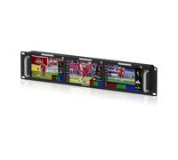 FEELWORLD T51-H Triple 5 pulgadas 2RU Broadcast Rack Mount Monitor LCD 800x400 HDMI AV entrada y salida
