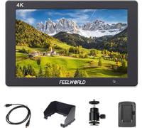 FEELWORLD T7 7 Inch DSLR On Camera Field Monitor Video Assist Full HD 1920x1200 4K HDMI Input Output with Peaking Focus Rugged Aluminum Housing
