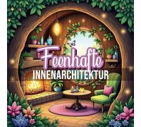 Feenhafte Innenarchitektur: Stressabbau Malbuch für Erwachsene | Entspannung mit Zauberhafte Räume & Magischen Innendekorationen in Fantastischer Häuser