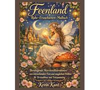 Feenland Ruhe-Erwachsenen-Malbuch-Buch 1: Beruhigende Märchenillustrationen von entzückenden Feen und magischen Welten für Stressabbau und Entspannung