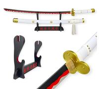FEENOMENN One Piece - Zoro Katana Replica Hoja de Madera - Ame NO HABAKIRI