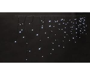 FEERIC CHRISTMAS - Cortina brillante exterior L1485 450 LED 8F blanco frío
