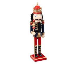 FEERIC CHRISTMAS Madera Soldado Plomo H38CM Mod A