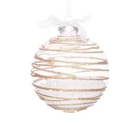 FEERIC LIGHTS & CHRISTMAS - Bola poliestireno d.10cm Blanco Surtido - Modelo a