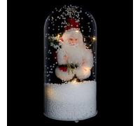 FEERIC LIGHTS & CHRISTMAS - Caja de decoración de Interiores - Santa Claus con el Ramo