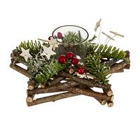 FEERIC LIGHTS & CHRISTMAS - Centro de Mesa de Madera fotóforo