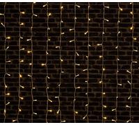 FEERIC LIGHTS & CHRISTMAS Cortina de fachada Exterior 600 LED Blanco cálido