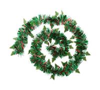 FEERIC LIGHTS & CHRISTMAS - Guirnalda navideña con Forma de Abeto y Bolitas Rojas y Verdes, 100 x 6 x 2 m