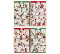 FEERIC LIGHTS & CHRISTMAS - Hojas de 48 ó 52 Etiquetas Autoadhesivas para Regalo - Modelo a