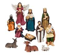 Fééric Lights and Christmas - Figuras de Belén de Resina, 7,5 cm, 11 Unidades