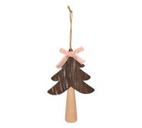FEERIC LIGHTS & CHRISTMAS - Sdn Madera de Abeto Lazo Rosa 15cm