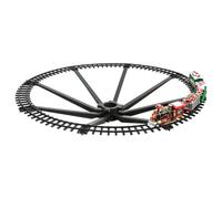 FEERIC LIGHTS & CHRISTMAS Tren de Navidad eléctrico árbol de Navidad 23 Piezas Musical 1 LED a Pilas