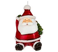 FEERIC LIGHTS & CHRISTMAS - Vela de papá Noel Sentado y árbol de Navidad 120 gr