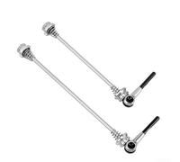 Feeshoppher 1 par TC4 de aleación de bicicleta de liberación rápida pinchos 52g ligero carretera montaña eje palancas para 100 mm delanteras 130/135 mm ruedas traseras (plata)