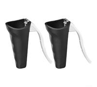 Feeshoppher Abridor de cascanueces de acero inoxidable para nueces, avellanas y nueces pecanas con mecanismo de palanca fácil, diseño antisalpicaduras y amplio rango de diámetro para un agrietamiento