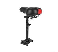 Feeshoppher Asiento de scooter eléctrico plegable con amortiguador, sillín ajustable para Xiaomi Pro 1S Lite, marco de aleación de aluminio con cojín suave transpirable, negro