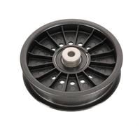 Feeshoppher AUC20592 - Polea tensora plana del motor para el soplador de nieve del cortacésped, pieza de repuesto de la rueda loca de accionamiento para equipos eléctricos al aire libre, 1 pieza de