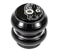 Feeshoppher Auriculares de aleación de aluminio para bicicleta de montaña con rodamientos de doble cartucho, montaje de cubierta de horquilla cónica externa para actualización de ciclismo de carretera