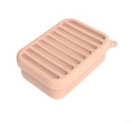 Feeshoppher Bandeja de silicona para jabonera con capa de drenaje integrada y almohadilla extraíble para mantener el jabón seco fresco e higiénico para baño, ducha, cocina, viajes, gimnasio o camping