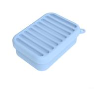 Feeshoppher Bandeja de silicona para jabonera con capa de drenaje integrada y almohadilla extraíble para mantener el jabón seco fresco e higiénico para baño, ducha, cocina, viajes, gimnasio o camping