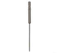 Feeshoppher Broca de destornillador de cruz eléctrica PH00 PH0 PH0 PH1 PH2 de 4 mm para destornillador eléctrico 800, aleación de acero plateado, múltiples opciones de tamaño para taladros manuales y