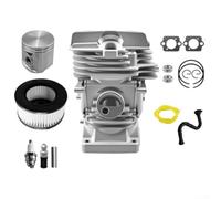 Feeshoppher Cilindro de gran diámetro y kit para motosierra MS291 MS291C MS271 MS271C, sustituye a 1141 020 1206 1141 020 1201, pieza de reparación de motor cromada de precisión