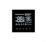 Feeshoppher Controlador inteligente de termostato de calentador de agua WiFi con pantalla táctil LCD, control de voz, programación semanal programable, manual y modos automáticos, temperatura precisa