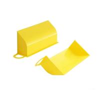 Feeshoppher Cubierta de admisión de aire frío para capó izquierdo y derecho para BMW 325i 328i 330i 335i E90 E91 E92 E93, juego de 2 cubiertas de ventilación de aire de plástico negro (amarillo)