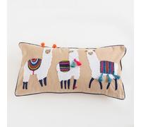 Feeshoppher Funda de almohada bordada de estilo marroquí e indio para sofá o cama, funda de cojín decorativa hecha a mano con diseño étnico exótico y estilo bohemio, vibrante Co(1)