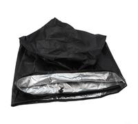 Feeshoppher Funda para carrito de refrigeración al aire libre de tela Oxford 210D, revestimiento de poliuretano, impermeable, resistente a los rayos UV, con rejillas de ventilación y asas laterales