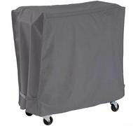 Feeshoppher Funda para carrito de refrigeración para exteriores, tela Oxford 210D, revestimiento de poliuretano, impermeable, resistente a los rayos UV, con rejillas de ventilación y asas laterales