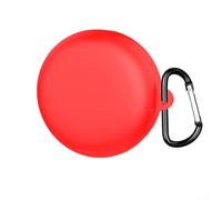 Feeshoppher Funda protectora de silicona para auriculares Soundcore Sleep A30, a prueba de golpes, a prueba de polvo, lavable, con acceso preciso al puerto de carga y mosquetón incluido en negro y