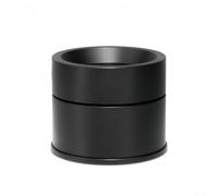 Feeshoppher Herramienta de soporte de recarga de cápsulas de café reutilizable para máquinas de espresso a base de cápsulas, kit de plástico de 2.6 x 2.16 pulgadas con diseño de sellado de aluminio