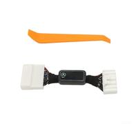 Feeshoppher Interruptor de parada de arranque automático para for hyundai for tucson SE 2022-2025, kit de botón de desactivación de arranque automático del motor, accesorio de repuesto directo para