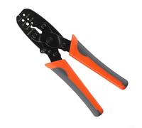 Feeshoppher IWS-1424A Herramienta de crimpado de terminal abierto para cable AWG 24-14, crimpadora manual de 5 etapas para Deutsch DT tamaño 16, AMP, conectores automotrices, acero al carbono con