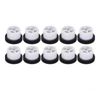 Feeshoppher Juego de 10 juntas de válvula de retención de ducha G1/2 y G3/4 de goma antireflujo con filtro para accesorios de fontanería, cabezales de ducha y válvulas mezcladoras para evitar sorbos