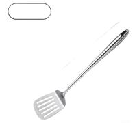 Feeshoppher Juego de utensilios de cocina de acero inoxidable 316L con cuchara ranurada, espátula, cucharón de sopa y espátula para freír, mango hueco resistente al calor, construcción de una sola