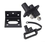 Feeshoppher Jump Start Terminal Kit 177305031 para carretillas elevadoras, camiones de bomberos, grúas de saneamiento y maquinaria agrícola, construcción de aleación de metal con aislamiento de goma